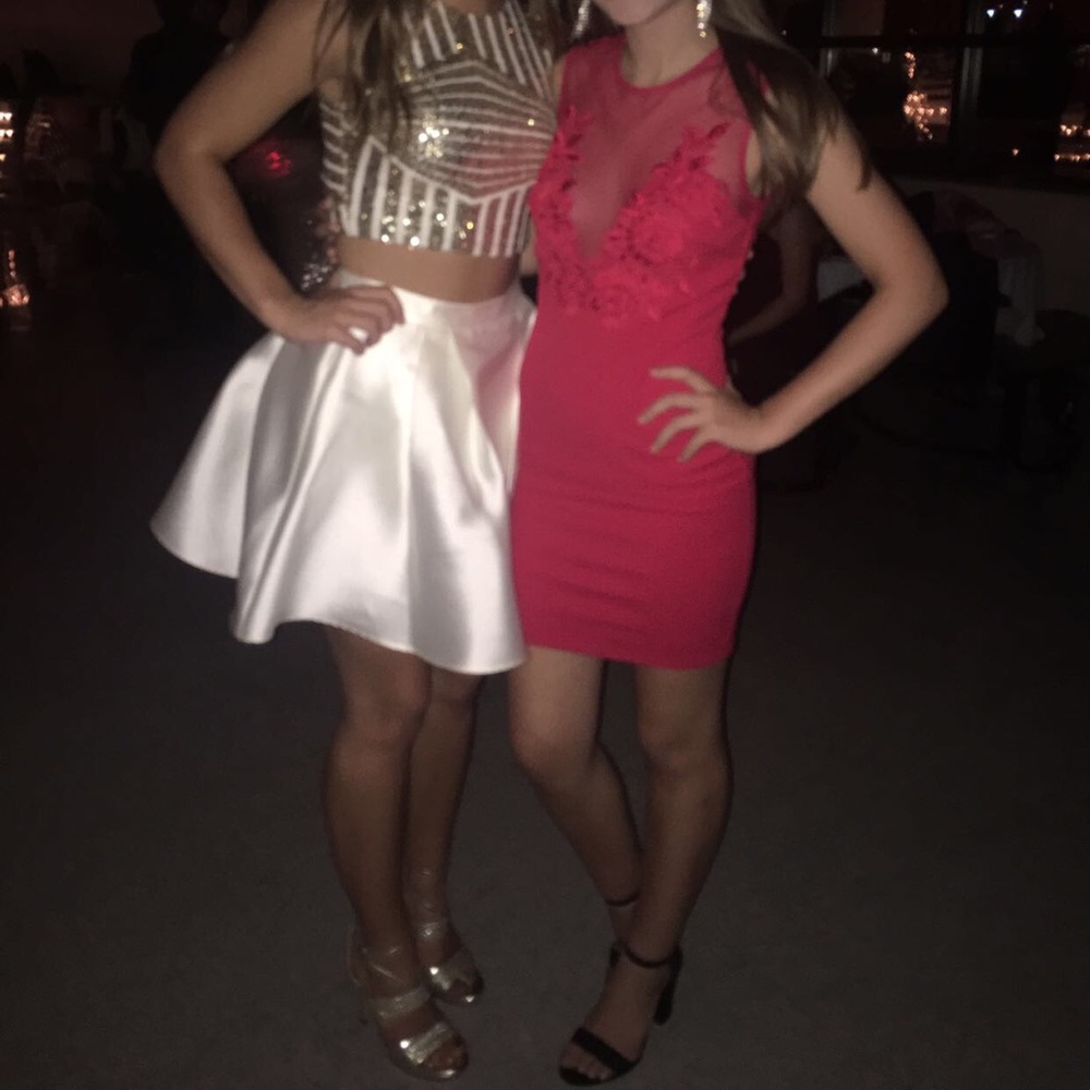 Red dress